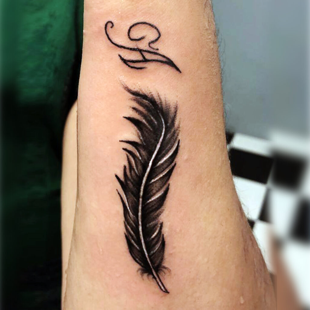Feather Tattoo Designs- Bob Tattoo Studio