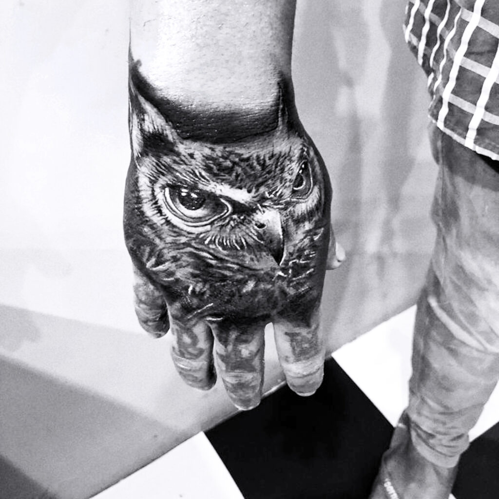 3D Owl Tattoo Designs- Bob Tattoo Studio