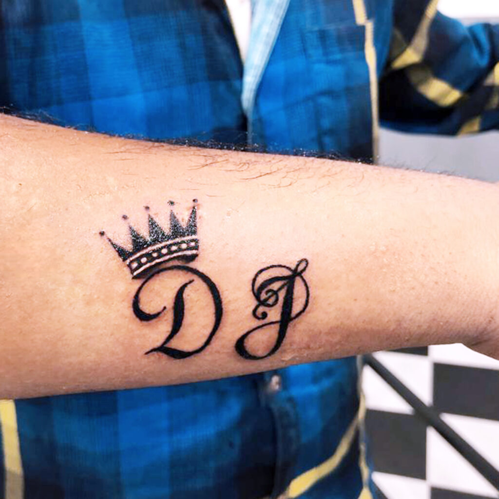 DP with crown Tattoo Designs- Bob Tattoo Studio