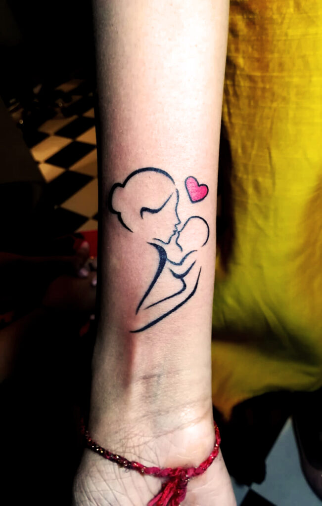 Mom Baby Tattoo Designs- Bob Tattoo Studio