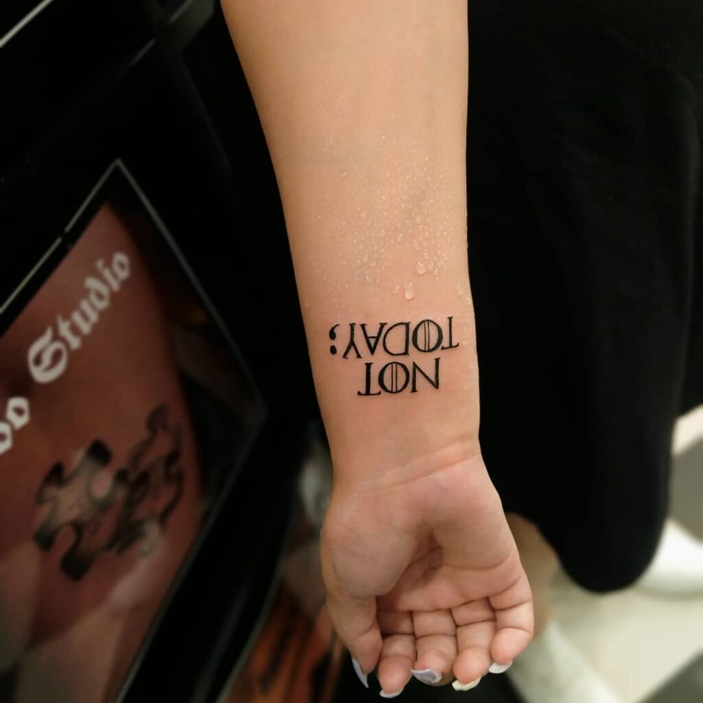 Semicolon Tattoo Designs-Bob Tattoo Studio