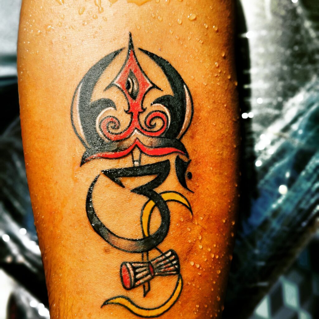 Trishul Tattoo Designs-Bob Tattoo Studio