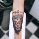 Lion Tattoo price in Bangalore - 500rs per inch